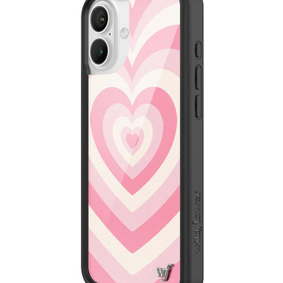 Wildflower iPhone case 16 Plus Latte Love Rose Pink Cute