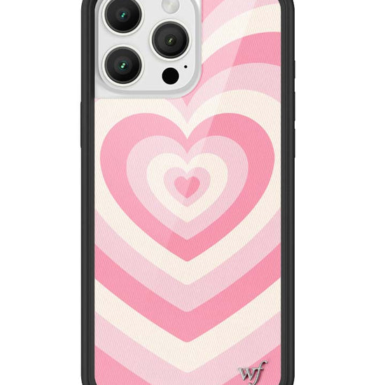 Wildflower iPhone case 16 Pro Max Latte Love Rose Pink Cute