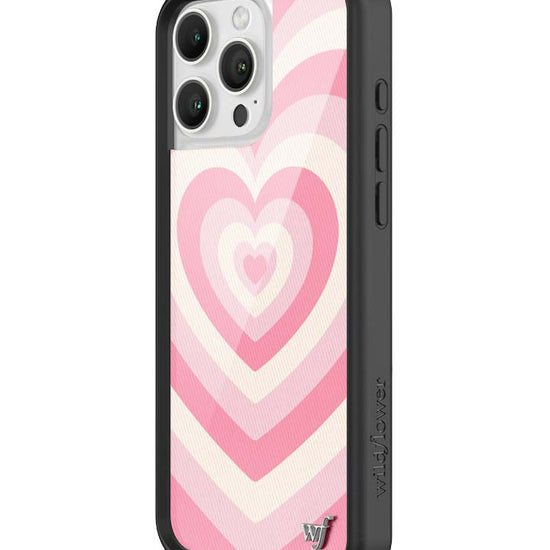 Wildflower iPhone case 16 Pro Max Latte Love Rose Pink Cute