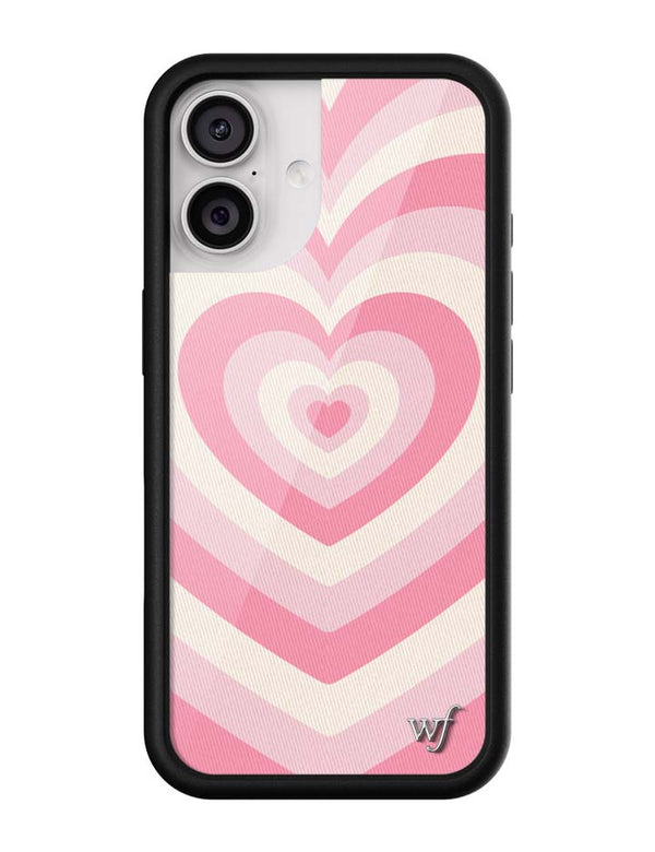 Wildflower iPhone case 17 Latte Love Rose Pink Cute