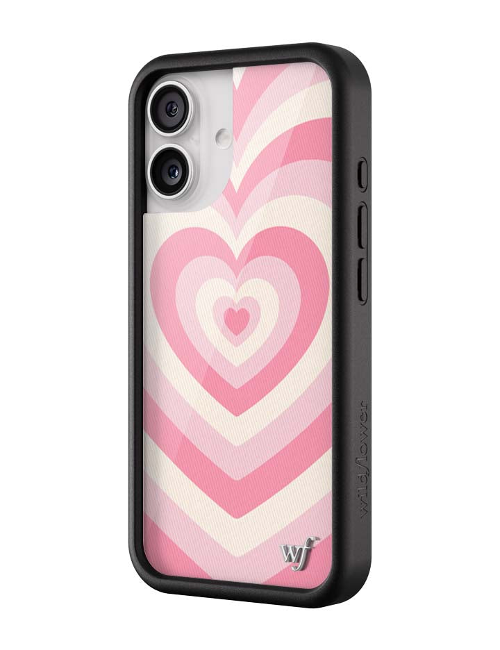 Wildflower iPhone case 17 Latte Love Rose Pink Cute
