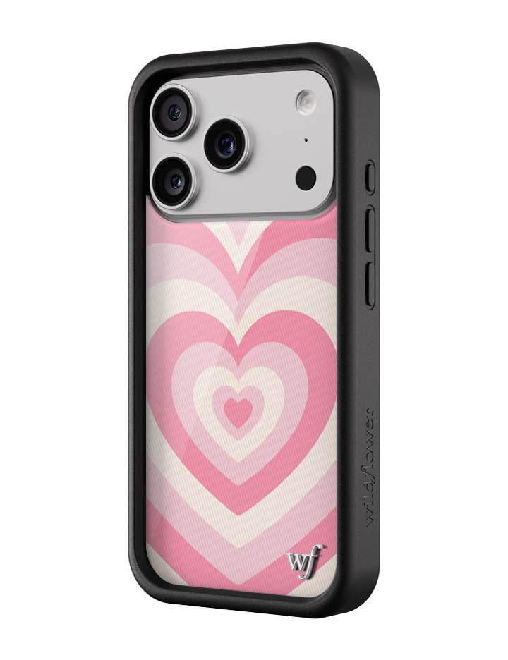 Wildflower iPhone case 17 Pro Latte Love Rose Pink Cute