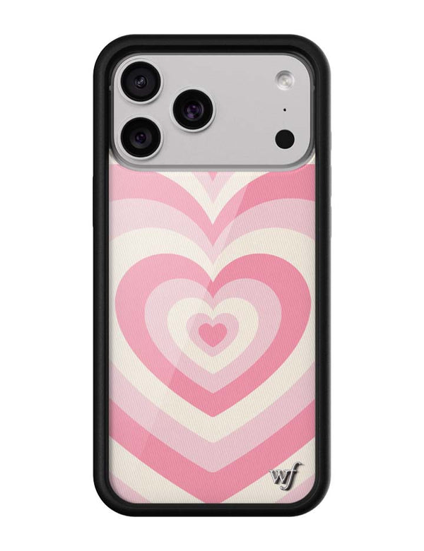 Wildflower iPhone case 17 Pro Max Latte Love Rose Pink Cute