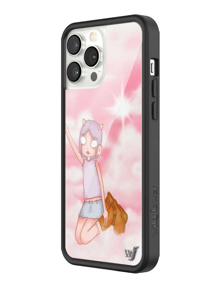Wildflower iPhone case 13 Pro Max Enya Pink Clouds Pink Cute