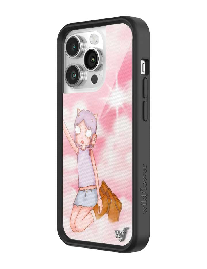 Wildflower iPhone case 14 Pro Enya Pink Clouds Pink Cute