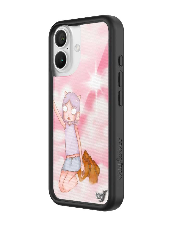 Wildflower iPhone case 16 Enya Pink Clouds Pink Cute