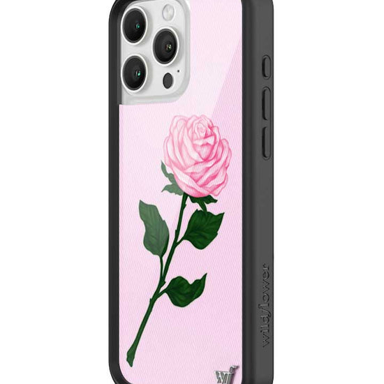Pink Rose iPhone 16 Pro Max Case Wildflower Cases Pink Rose iPhone 16 Pro Max Case Wildflower Cases