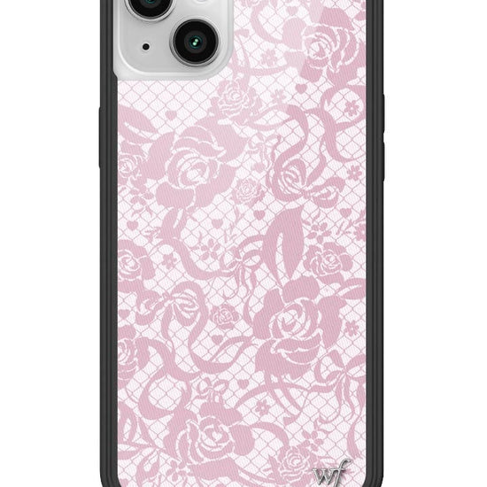 wildflower pink lace iphone 14plus
