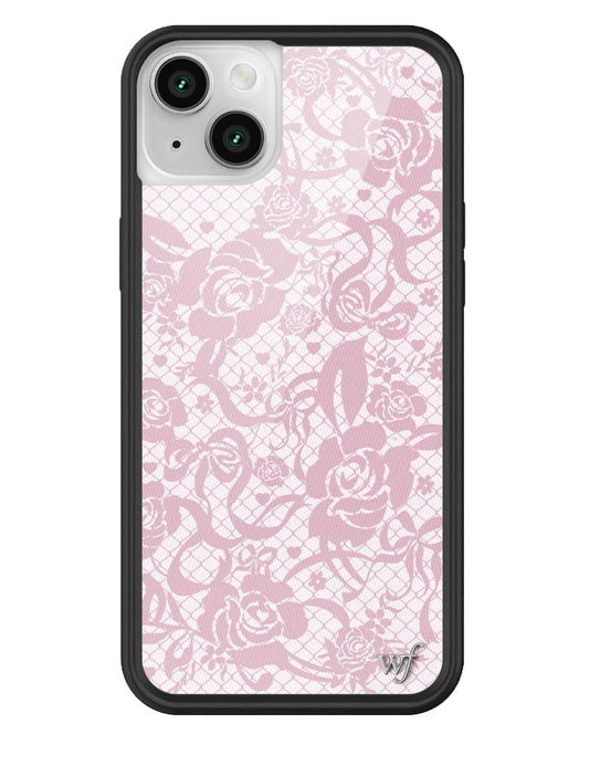 wildflower pink lace iphone 14plus