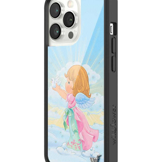 Wildflower iPhone case 13 Pro Precious Moments Angel Sweet Blue