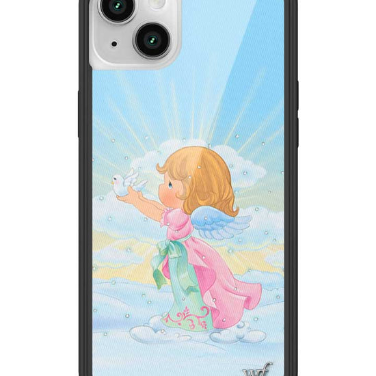 Wildflower iPhone case 14 Plus Precious Moments Angel Sweet Blue