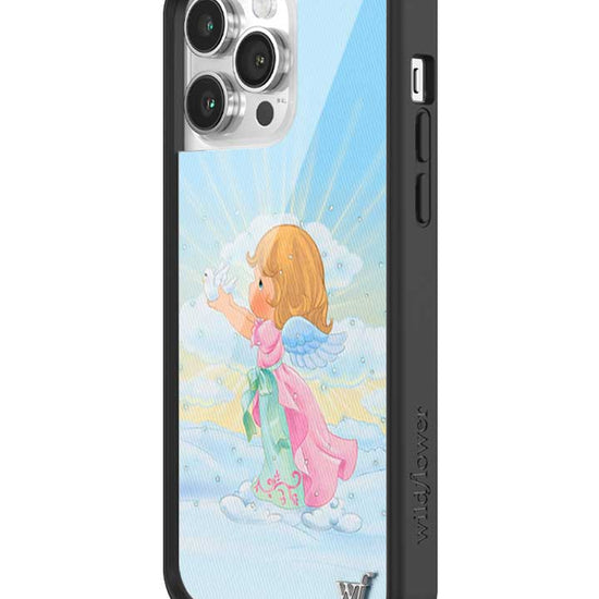 Wildflower iPhone case 14 Pro Max Precious Moments Angel Sweet Blue