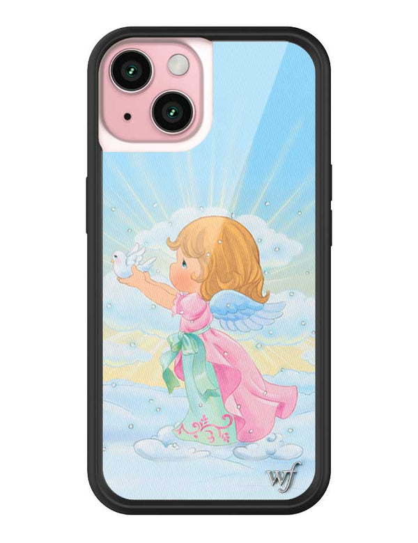Wildflower iPhone case 15 Precious Moments Angel Sweet Blue