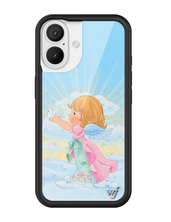 Wildflower iPhone case 16 Precious Moments Angel Sweet Blue