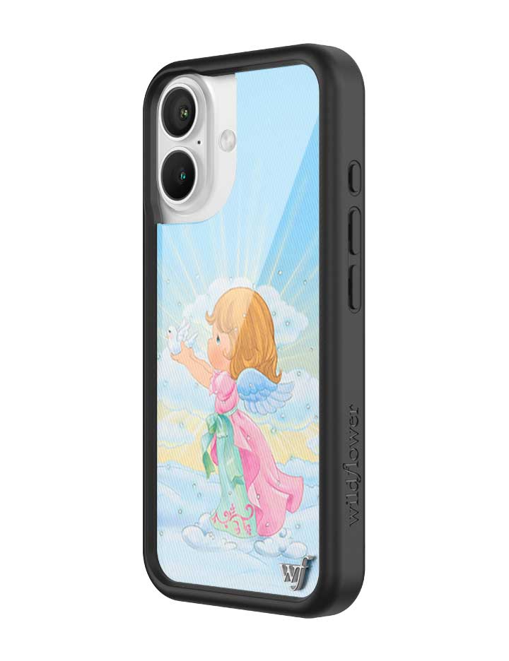 Wildflower iPhone case 16 Precious Moments Angel Sweet Blue