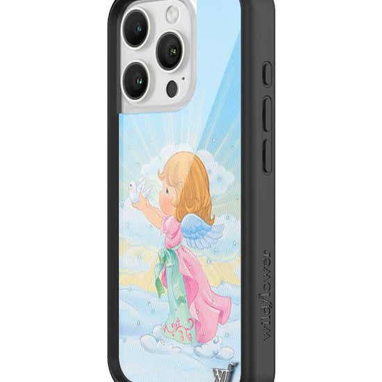 Wildflower iPhone case 16 Pro Precious Moments Angel Sweet Blue