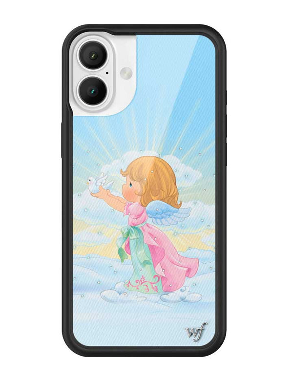 Wildflower iPhone case 16 Plus Precious Moments Angel Sweet Blue