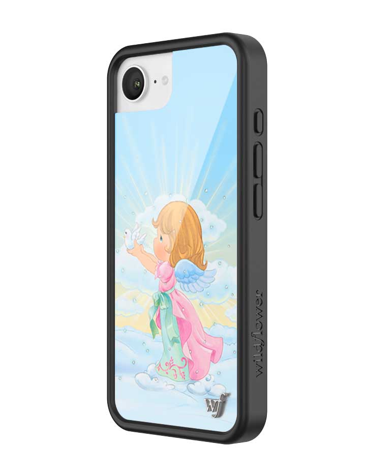 Wildflower iPhone case 17e Precious Moments Angel Sweet Blue