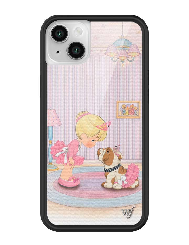 Wildflower iPhone case 14 Precious Moments Ballerina Bulldog Pink Cute