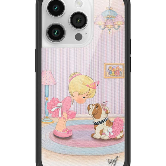 Wildflower iPhone case 14 Pro Precious Moments Ballerina Bulldog Pink Cute