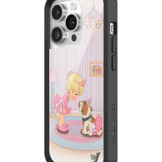 Wildflower iPhone case 14 Pro Precious Moments Ballerina Bulldog Pink Cute