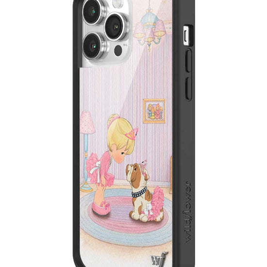 Wildflower iPhone case 14 Pro Max Precious Moments Ballerina Bulldog Pink Cute