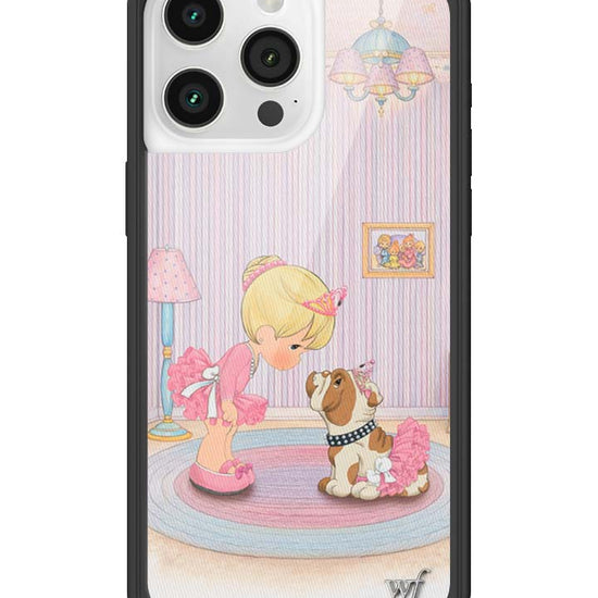 Wildflower iPhone case 15 Pro Max Precious Moments Ballerina Bulldog Pink Cute