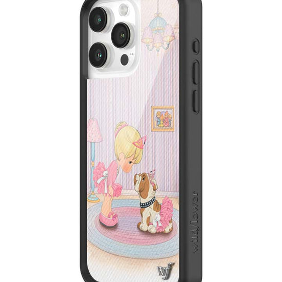 Wildflower iPhone case 15 Pro Max Precious Moments Ballerina Bulldog Pink Cute