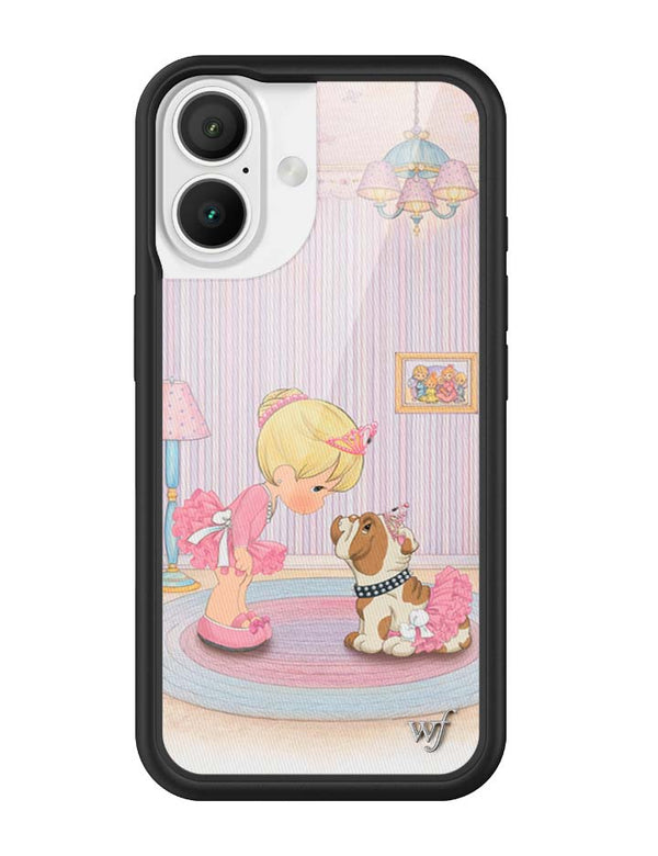 Wildflower iPhone case 16 Precious Moments Ballerina Bulldog Pink Cute
