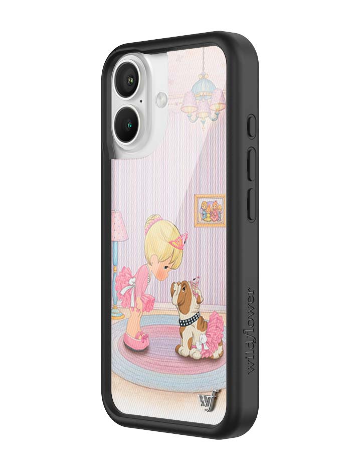 Wildflower iPhone case 16 Precious Moments Ballerina Bulldog Pink Cute