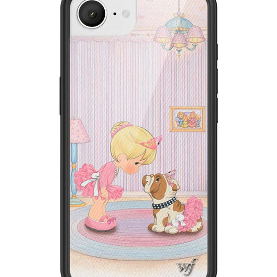 Wildflower iPhone case 16e Precious Moments Ballerina Bulldog Pink Cute
