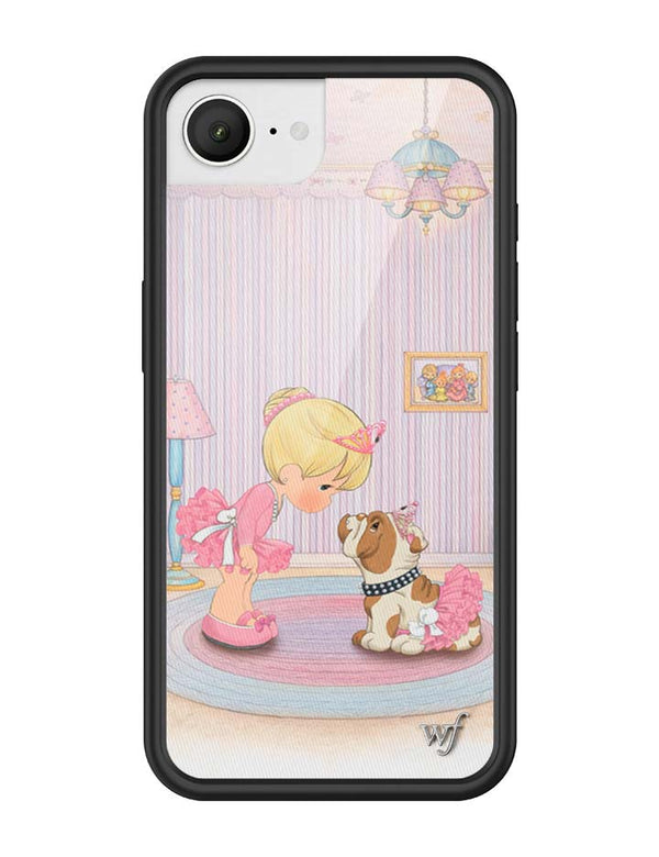 Wildflower iPhone case 16e Precious Moments Ballerina Bulldog Pink Cute