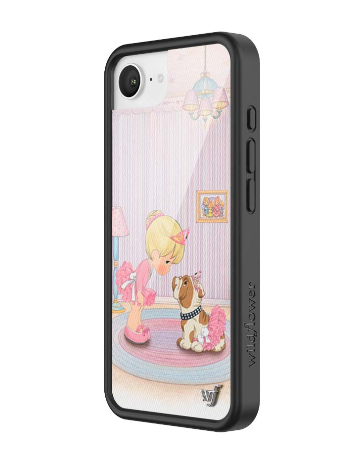 Wildflower iPhone case 16e Precious Moments Ballerina Bulldog Pink Cute