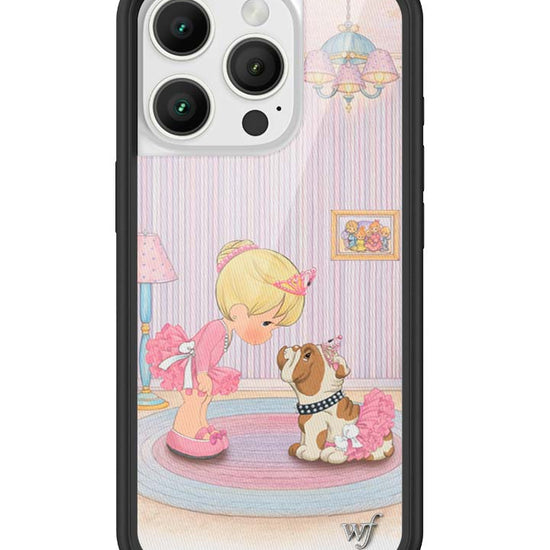 Wildflower iPhone case 16 Pro Precious Moments Ballerina Bulldog Pink Cute