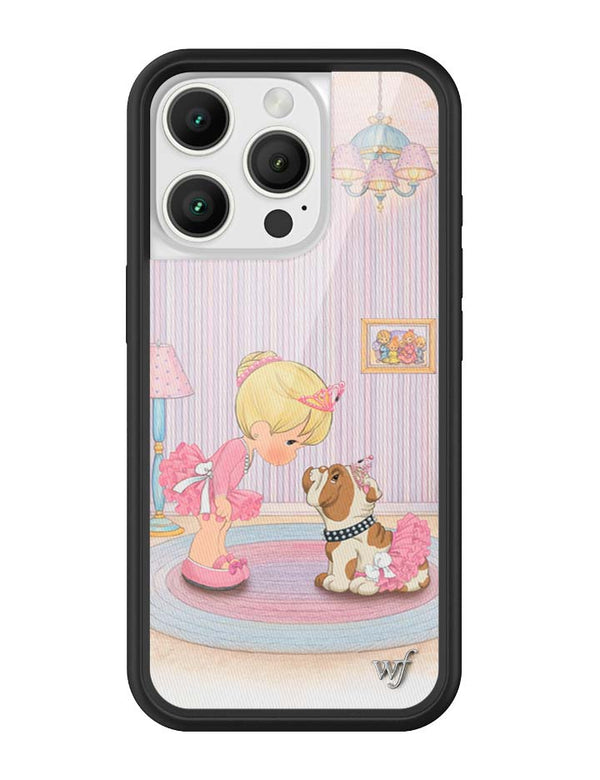 Wildflower iPhone case 16 Pro Precious Moments Ballerina Bulldog Pink Cute