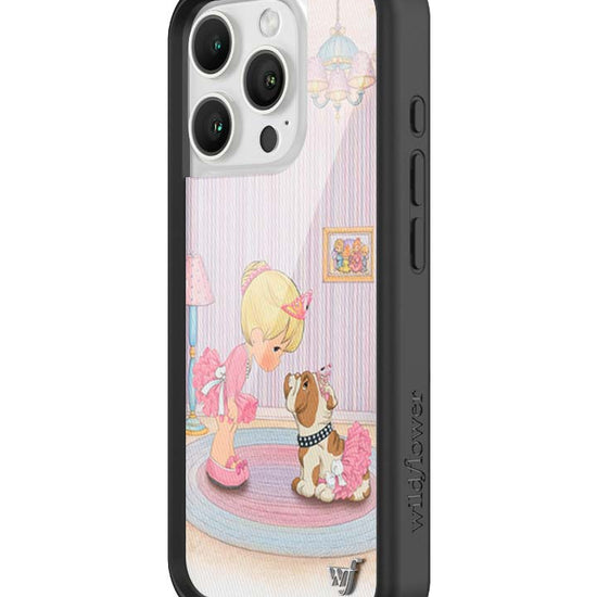 Wildflower iPhone case 16 Pro Precious Moments Ballerina Bulldog Pink Cute