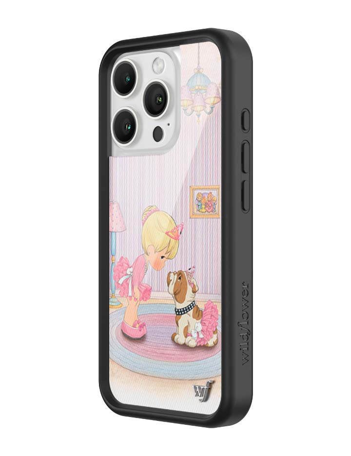 Wildflower iPhone case 16 Pro Precious Moments Ballerina Bulldog Pink Cute