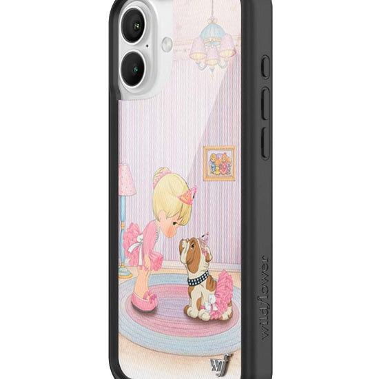 Wildflower iPhone case 16 Plus Precious Moments Ballerina Bulldog Pink Cute