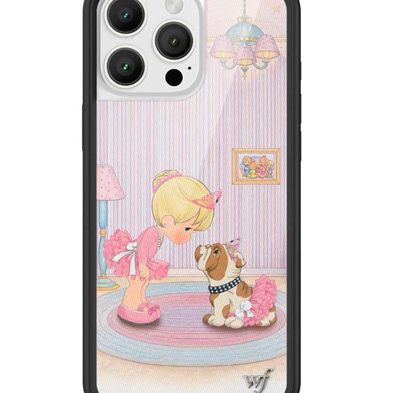 Wildflower iPhone case 16 Pro Max Precious Moments Ballerina Bulldog Pink Cute