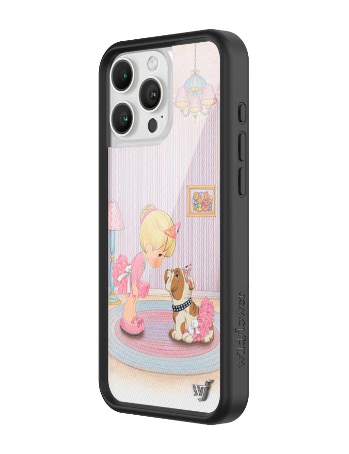 Wildflower iPhone case 16 Pro Max Precious Moments Ballerina Bulldog Pink Cute