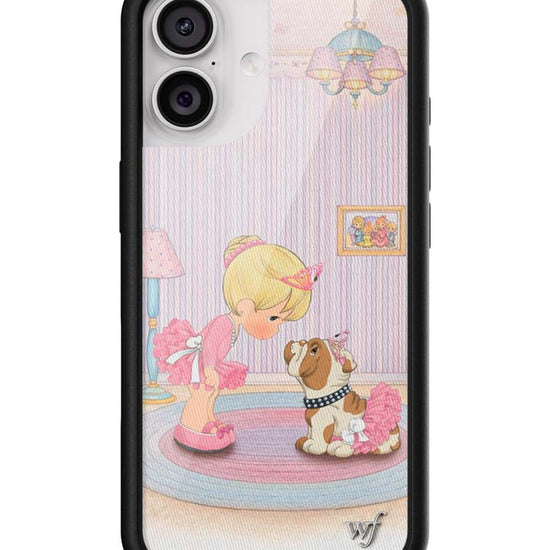 Wildflower iPhone case 17 Precious Moments Ballerina Bulldog Pink Cute