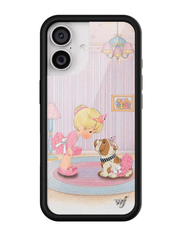 Wildflower iPhone case 17 Precious Moments Ballerina Bulldog Pink Cute