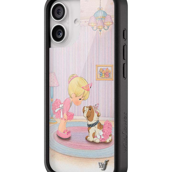 Wildflower iPhone case 17 Precious Moments Ballerina Bulldog Pink Cute