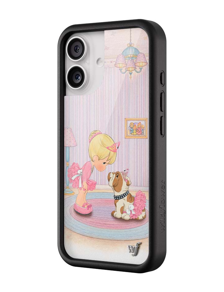 Wildflower iPhone case 17 Precious Moments Ballerina Bulldog Pink Cute
