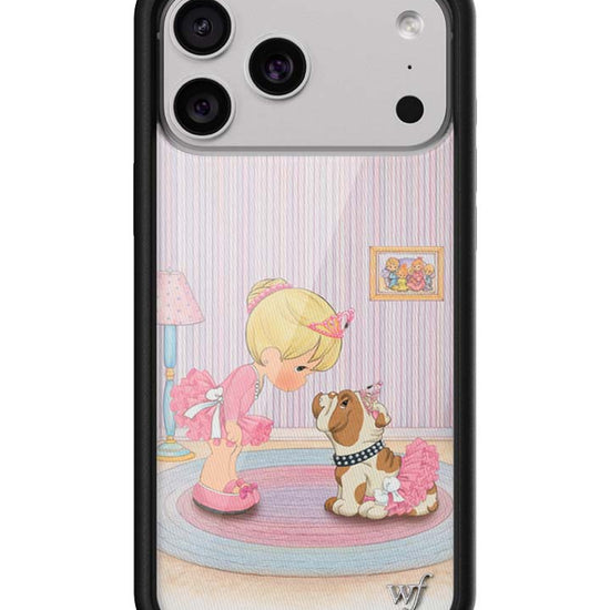 Wildflower iPhone case 18 Pro Max Precious Moments Ballerina Bulldog Pink Cute