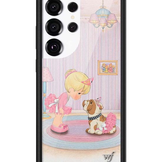 Wildflower Galaxy S25 case Ultra Precious Moments Ballerina Bulldog Pink Cute