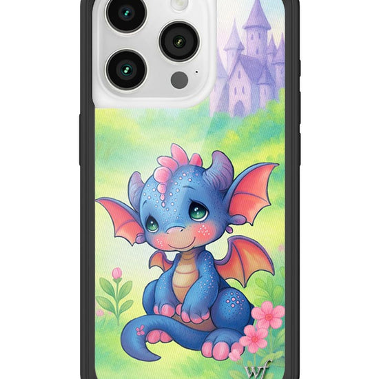 Wildflower iPhone case 15 Pro Precious Moments Dragon Dreams Blue Cute