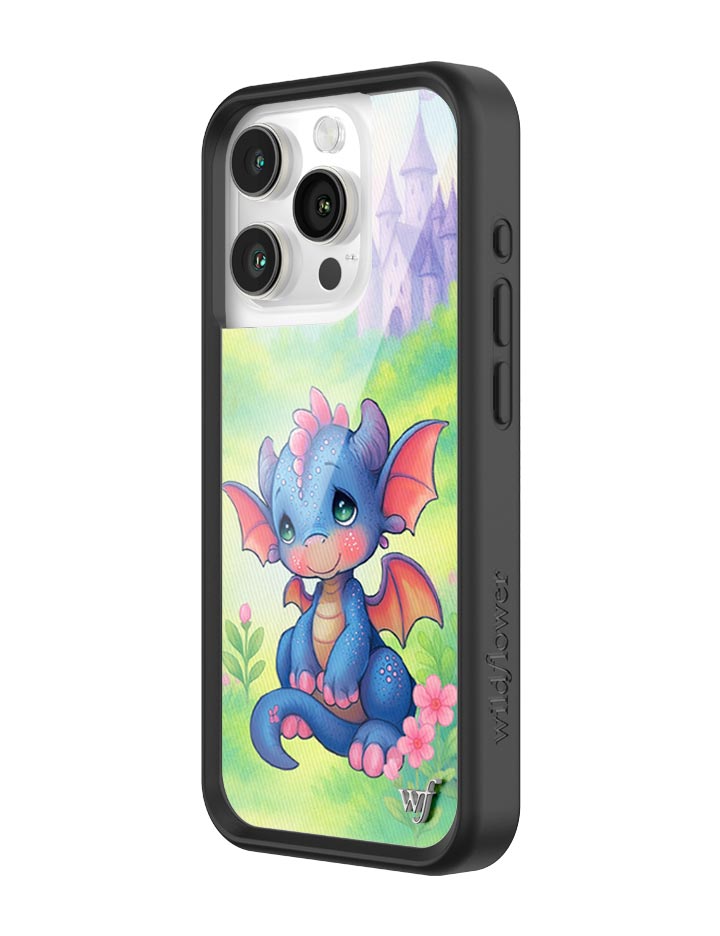 Wildflower iPhone case 15 Pro Precious Moments Dragon Dreams Blue Cute