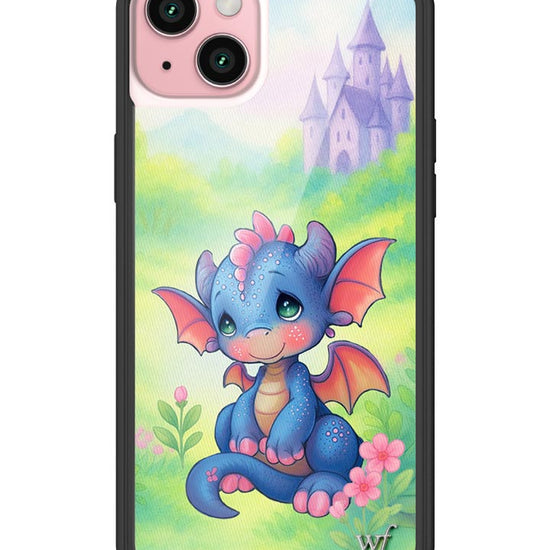 Wildflower iPhone case 15 Plus Precious Moments Dragon Dreams Blue Cute