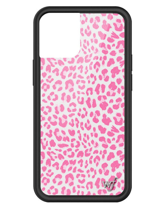 wildflower pink meow iphone 13mini case